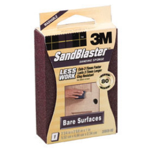 3M 20908-80 SANDBLASTER 80 GRIT BLOCK 3-3/4" X 2-1/2" X 1"