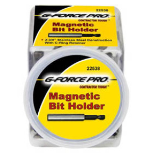 G-FORCE 22538 2-3/8" STAINLESS STEEL MAGNETIC BIT HOLDER 50 PC COOKIE JAR