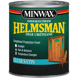 MINWAX HELMSMAN 63205444 SATIN INDOOR/OUTDOOR SPAR URETHANE