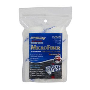 ARROWORTHY 4MFR4JCT/P 4" X 9/16" JUMBO CAGE MICROFIBER ROLLER TWIN PACK