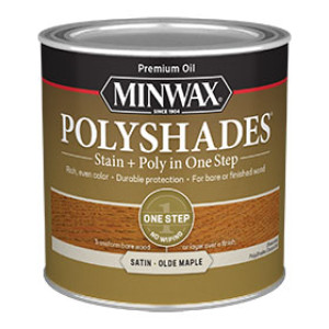 MINWAX 213304444 330 POLYSHADES SATIN OLDE MAPLE STAIN
