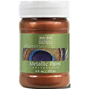 MODERN MASTERS ME579-06 6 OZ COPPER PENNY SATIN METALLIC PAINT OPAQUE