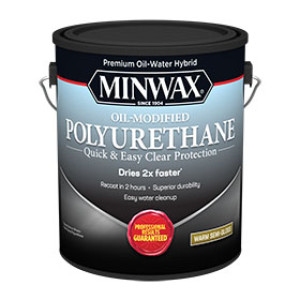 MINWAX 71032 WATER BASED CLEAR SEMI-GLOSS OIL MODIFIED POLYURETHANE