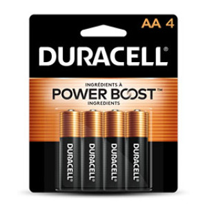 DURACELL MN1500B4 4 PK AA COPPERTOP ALKALINE BATTERY 84867554