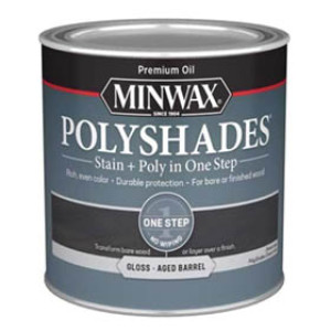MINWAX 52721499 283 POLYSHADES GLOSS AGED BARREL STAIN