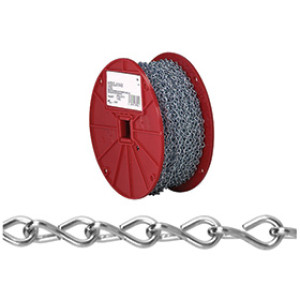 CAMPBELL AW0801427N #14 SINGLE JACK CHAIN ZINC PLATED 200' RL LOW CARBON STEEL