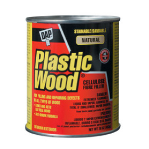 DAP 21506 PLASTIC WOOD NATURAL SOLVENT PROFESSIONAL WOOD FILLER RTU