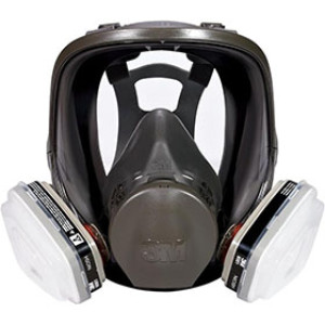 3M 68P71P1-DC P100 FULL FACE PAINT PROJECT RESPIRATOR (MED)1/PK, 2PK/CS