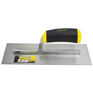 G-FORCE 70164 1/16" SQUARE NOTCHED TROWEL 11" X 4-1/2" ERGO GRIP HANDLE