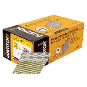 BOSTITCH S12DGAL-FH STICK FRAMING NAIL 3-1/4" X .120" SMOOTH GALVANIZED 2M/BOX