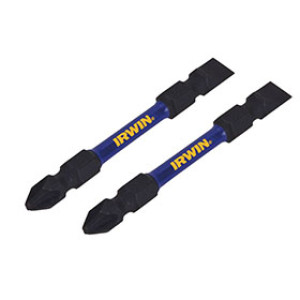 IRWIN IWAF32DESL68P22 IMPACT 2-1/2" DOUBLE END SL6-8/PH2 - 2 PACK