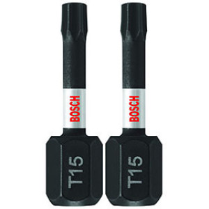 BOSCH ITT15102 1" X #15 TORX IMPACT TOUGH DRILL BIT 2-PACK T15