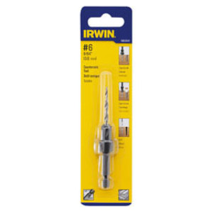 IRWIN 1882781 #6 TAPERED COUNTERSINK WOODBORING TOOL