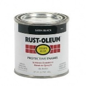 RUST-OLEUM STOPS RUST 7777730 PROTECTIVE ENAMEL SATIN BLACK