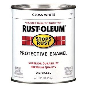 RUST-OLEUM STOPS RUST 7792502 GLOSS PROTECTIVE ENAMEL WHITE
