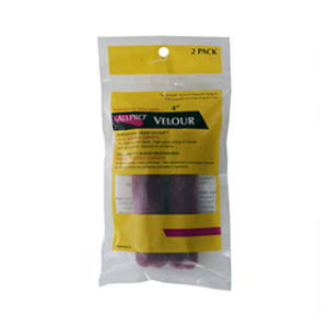 WHIZZ ALLPRO 5051012 4" PURPLE VELOUR ROLLER REFILL (2-PACK)