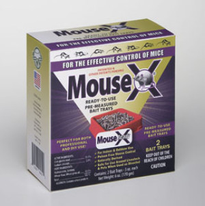 ECOCLEAR 620107 MOUSEX RTU MOUSE KILLER PRE-FILLED 3 OZ BAIT TRAYS 2-PACK