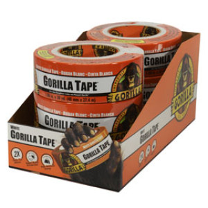 GORILLA GLUE 6025001 1.88" X 30YD GORILLA WHITE TAPE