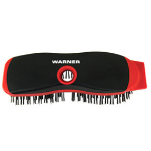 WARNER TOOL 3410487 HEAVY DUTY STEEL WIRE SCRUB BRUSH WITH SCRAPER