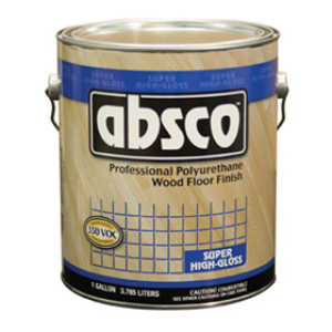 ABSOLUTE ABSCO 89501 GLOSS PROFESSIONAL POLYURETHANE WOOD FLOOR FINISH 350 VOC