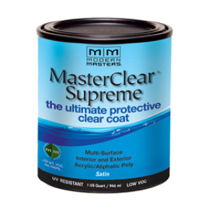 MODERN MASTERS MCS902-32 SATIN MASTERCLEAR SUPREME ACRYLIC POLYURETHANE
