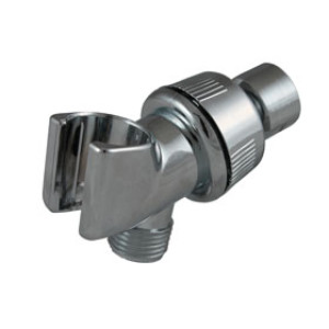 PLUMB PAK PP828-62 SHOWER ARM MOUNT CHROME PLATED ZINC SWIVEL BALL