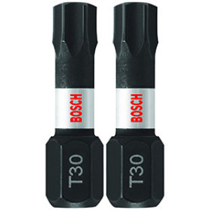 BOSCH ITT30102 1" X #30 TORX IMPACT TOUGH DRILL BIT 2 PACK T30
