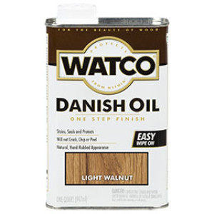 RUST-OLEUM WATCO 65541 DANISH OIL FINISH LIGHT WALNUT