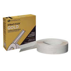 STRAIT-FLEX GOLD GOLD-100S 2-1/2" X 100' HIGH-PERFORMANCE DRYWALL CORNER BEAD