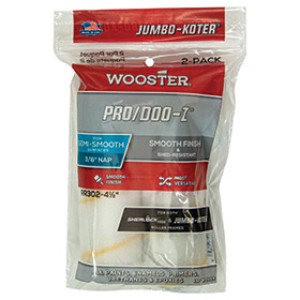 WOOSTER JUMBO-KOTER PRO/DOO-Z RR302 4-1/2" X 3/8" WOVEN ROLLER COVER 2-PACK