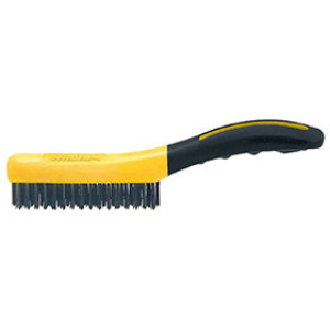 ALLWAY TOOLS 12416 SB416 4 X 16 ROW SOFT GRIP SHOE HANDLE WIRE BRUSH