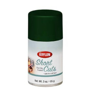 KRYLON KSCS047 3 OZ SHORT CUTS GLOSS HUNTER GREEN HOBBY PAINT FAST DRY ENAMEL