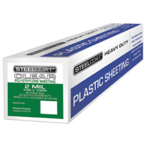PETOSKEY PLASTICS FGP9941-20B 10' X 100' 2 MIL CLEAR POLYETHYLENE PLASTIC FILM