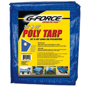 G-FORCE 91200 30' X 40' BLUE ALL PURPOSE TUFF TARPAULIN