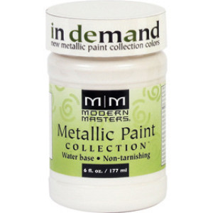 MODERN MASTERS ME707-06 6 OZ SNOWFLAKE METALLIC PAINT