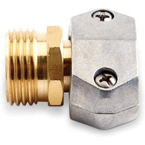 GILMOUR PRO 801324-1001 5/8" AND 3/4" BRASS MALE CLAMP COUPLING