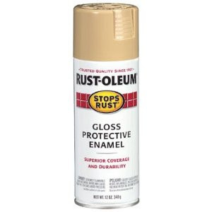 RUST-OLEUM STOPS RUST 7771830 12 OZ GLOSS PROTECTIVE ENAMEL SAND SPRAY PAINT