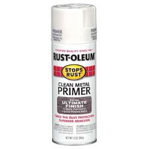 RUST-OLEUM STOPS RUST 7780830 12 OZ CLEAN METAL PRIMER WHITE SPRAY PAINT