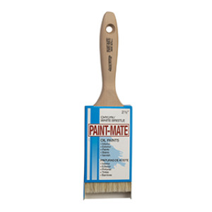 ARROWORTHY 9030 2-1/2" PAINT MATE WHITE CHINA BRISTLE VARNISH BRUSH