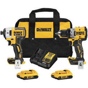 DEWALT DCK248D2 20V MAX XR COMPACT BRUSHLESS DRILL DRIVER/IMPACT COMBO KIT