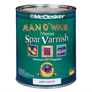 MCCLOSKEY MAN O'WAR 6505.005 SATIN MARINE SPAR VARNISH 350 VOC