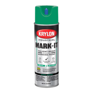 KRYLON K00730408 APWA GREEN MARK-IT SOLVENT-BASED INVERTED MARKING PAINT