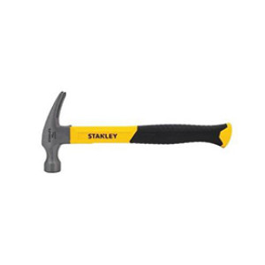 STANLEY STHT51457 16 OZ FIBERGLASS CURVED CLAW HAMMER SMOOTH FACE