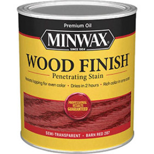 MINWAX 52770109 287 BARN RED WOOD FINISH PENETRATING STAIN