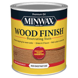 MINWAX 700464444 232 RED CHESTNUT WOOD FINISH PENETRATING STAIN