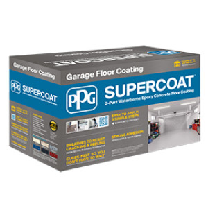 PPG SC300-SLK/01 SLATE GRAY SUPERCOAT EPOXY GARAGE FLOOR COATING