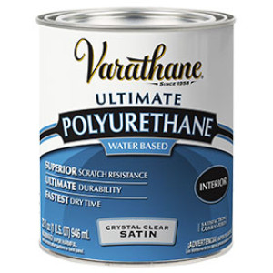 RUST-OLEUM VARATHANE 200241H WATERBORNE INTERIOR CRYSTAL CLEAR SATIN POLY