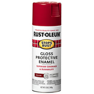 RUST-OLEUM STOPS RUST 7765830 12 OZ GLOSS PROTECTIVE ENAMEL REGAL RED SPRAY
