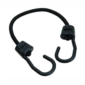KEEPER 06068 18" ULTRA BUNGEE CORD WITH STEEL CORE VINYL COATED HOOKS - BULK