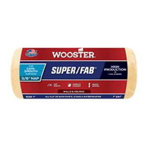 WOOSTER SUPER/FAB R239-7 7" X 3/8" GOLDEN YELLOW KNIT PAINT ROLLER COVER